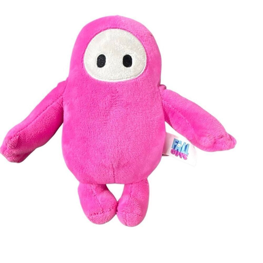 Fall Guys Pink 2023 Mediatonic Beans Gamer Plush Doll Figure Stuffed Toy